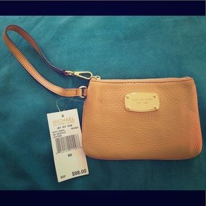 Michael Kors Leather Wristlet